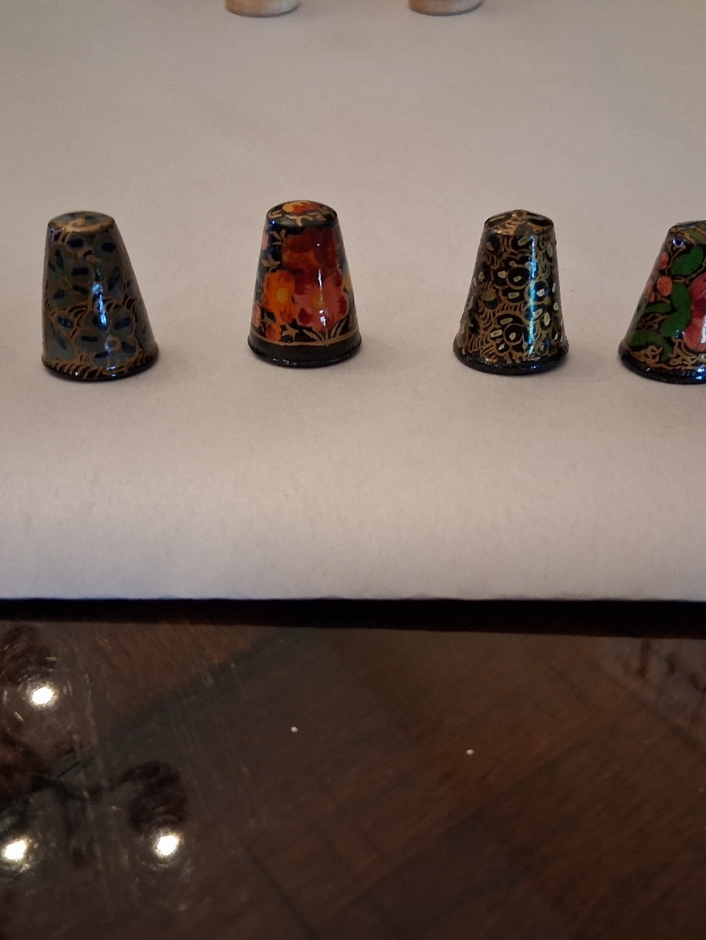 Vintage Wooden Thimble Bundle - Picture 4 of 15